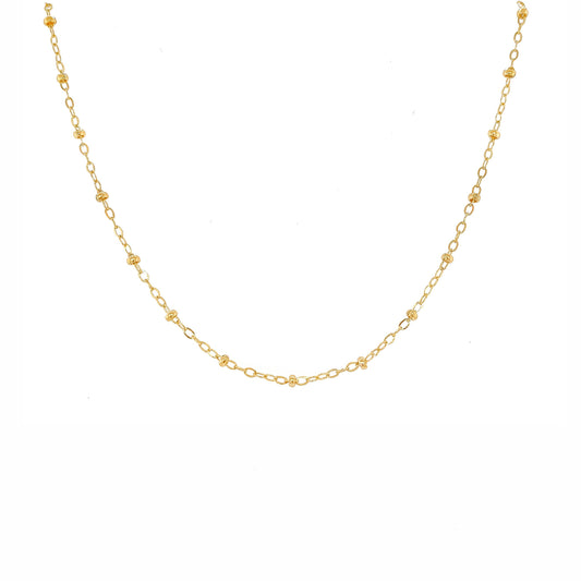 Mod + Jo - Choker - Dot Dot Shorty Necklace (Gold Filled)