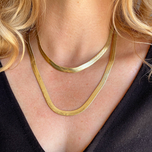 GoldFi - 18k Gold Filled Herringbone Chain