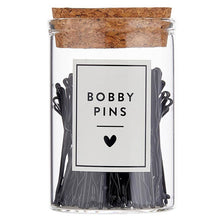 Bella Sleep + Spa - Black Bobby Pins in Jar - Standard (100 pcs)