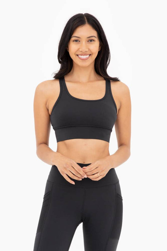 Mono B - Contour Band Lycra Sports Bra