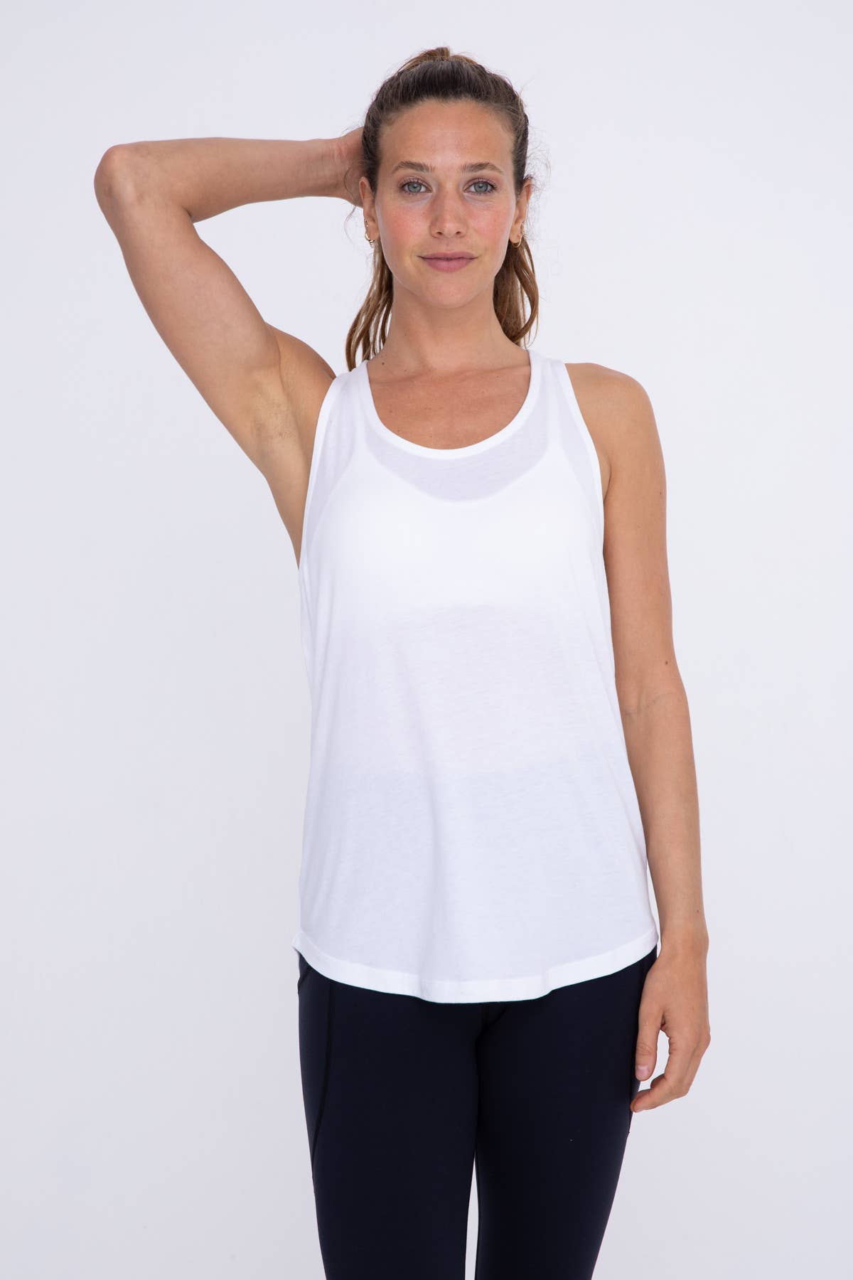 Mono B - Twist Back Tank Top