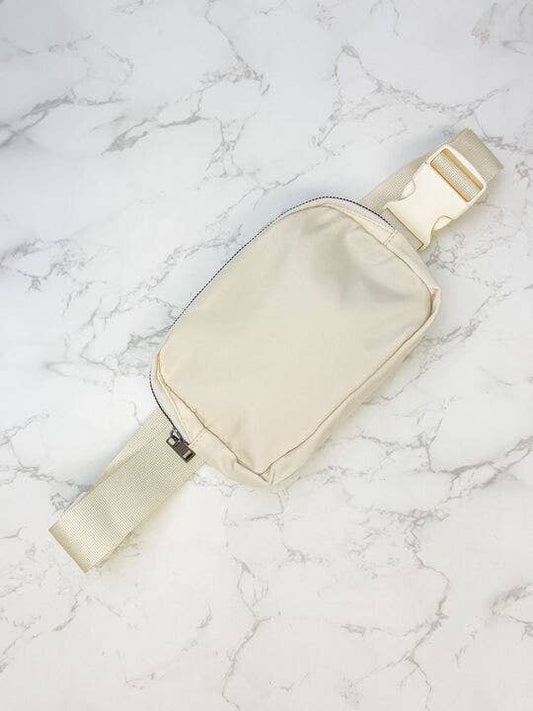 Prep Obsessed Wholesale - Everyday Belt Bag - Ivory