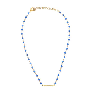 PURPOSE Jewelry - Coastal Choker Blue - Blue
