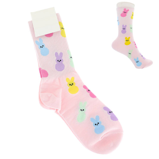 SP Sophia Collection - Easter Bunny Knit Rabbit Crew Socks