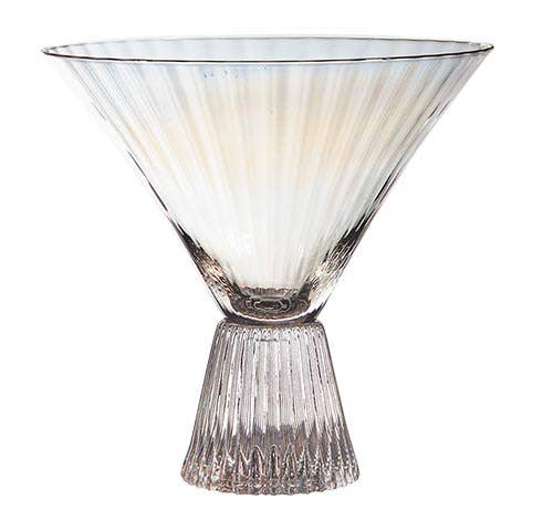 Iridescent Beveled Martini