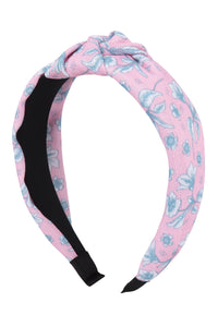 MYS Wholesale Inc - HDH3706-FLORAL PRINT KNOTTED HEADBAND HAIR ACCESSORIES