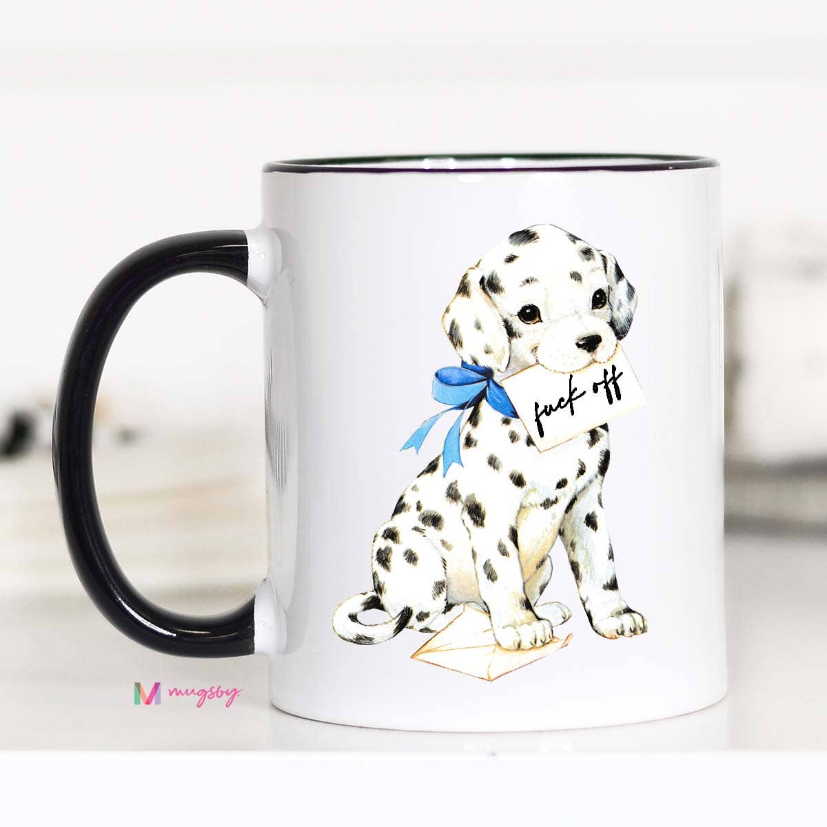 Mugsby - Fuck Off Funny Dog Coffee Mug