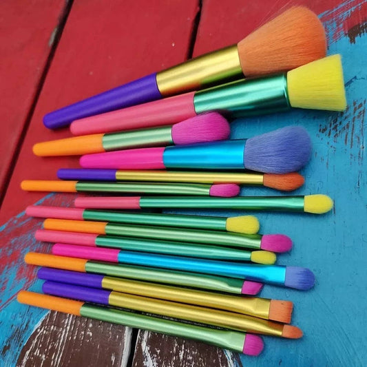 Beauty Stash - Rainbow Bright Make-up Brush Set