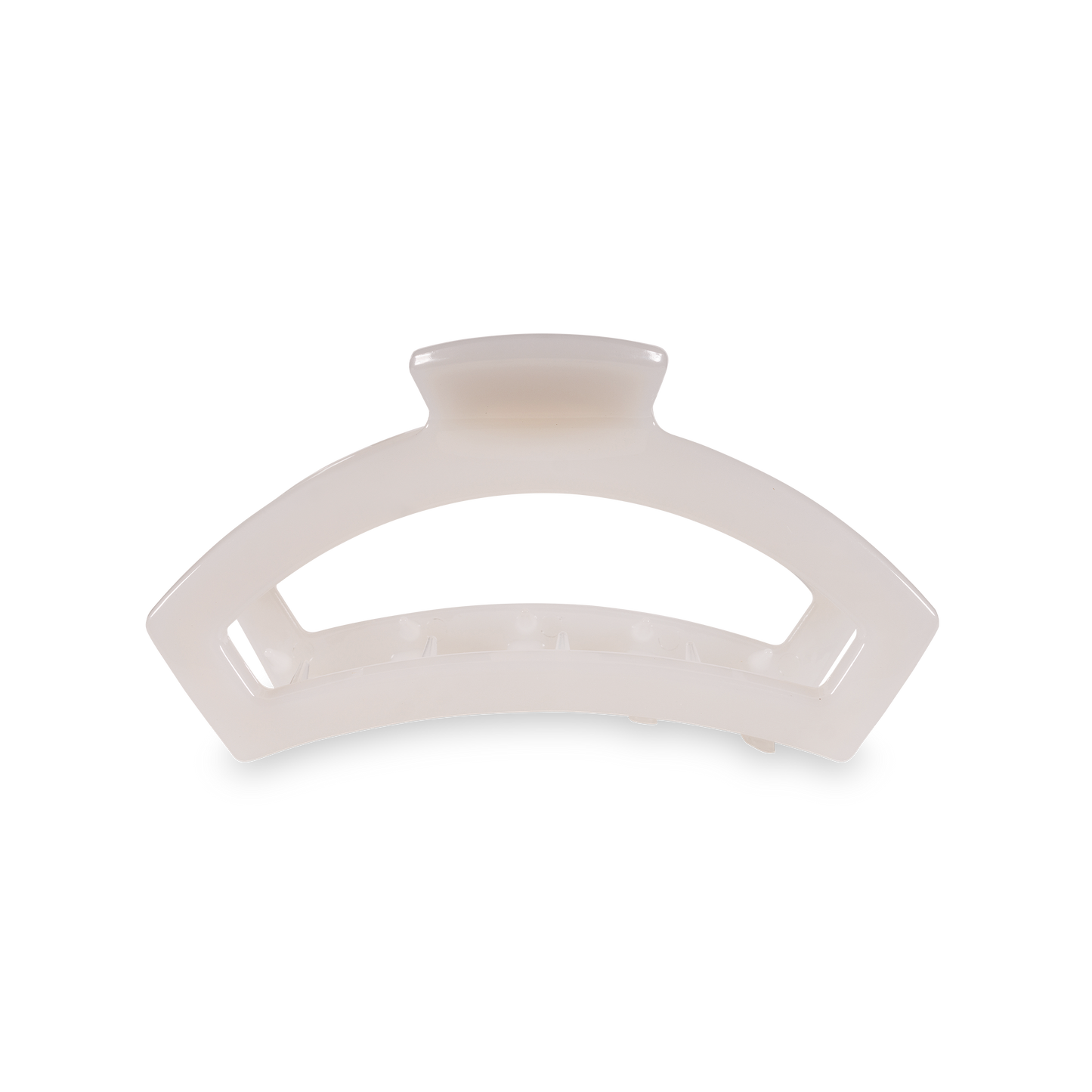 TELETIES - Open Coconut White Medium Hair Clip