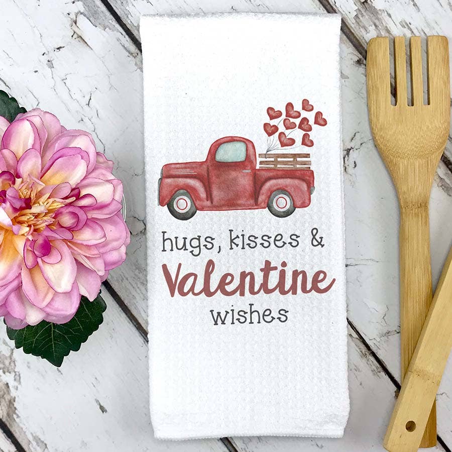 Canary Road - Hugs & Kisses Kitchen Towel