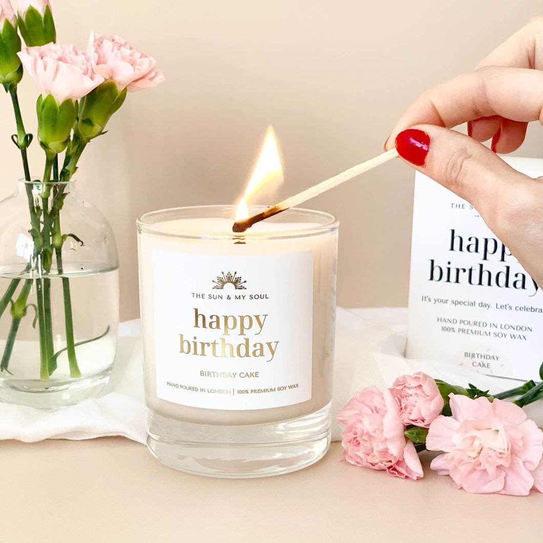 The Sun & My Soul - Happy Birthday Soy Candle