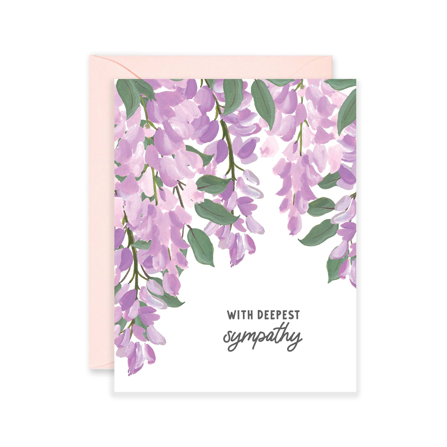 Isabella MG & Co. - Wisteria Sympathy Greeting Card