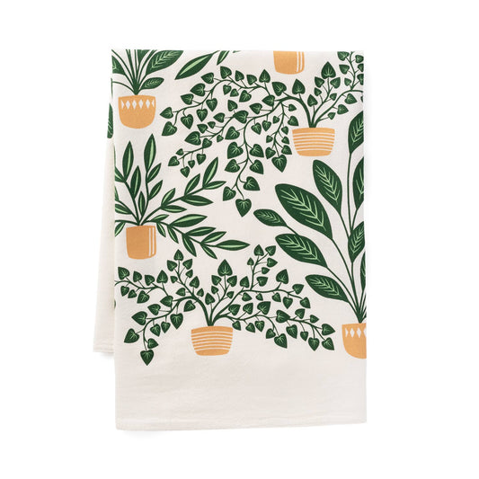 HAZELMADE - Houseplants Tea Towel / Kitchen Decor / Midwest Made