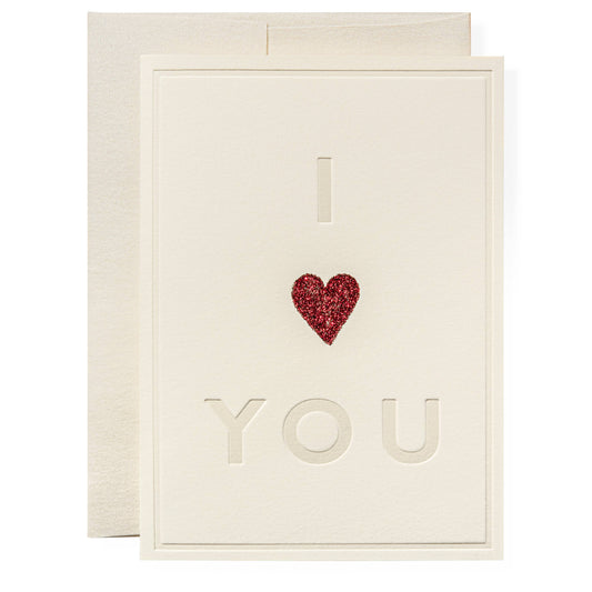 Karen Adams Designs - I Heart You Greeting Card