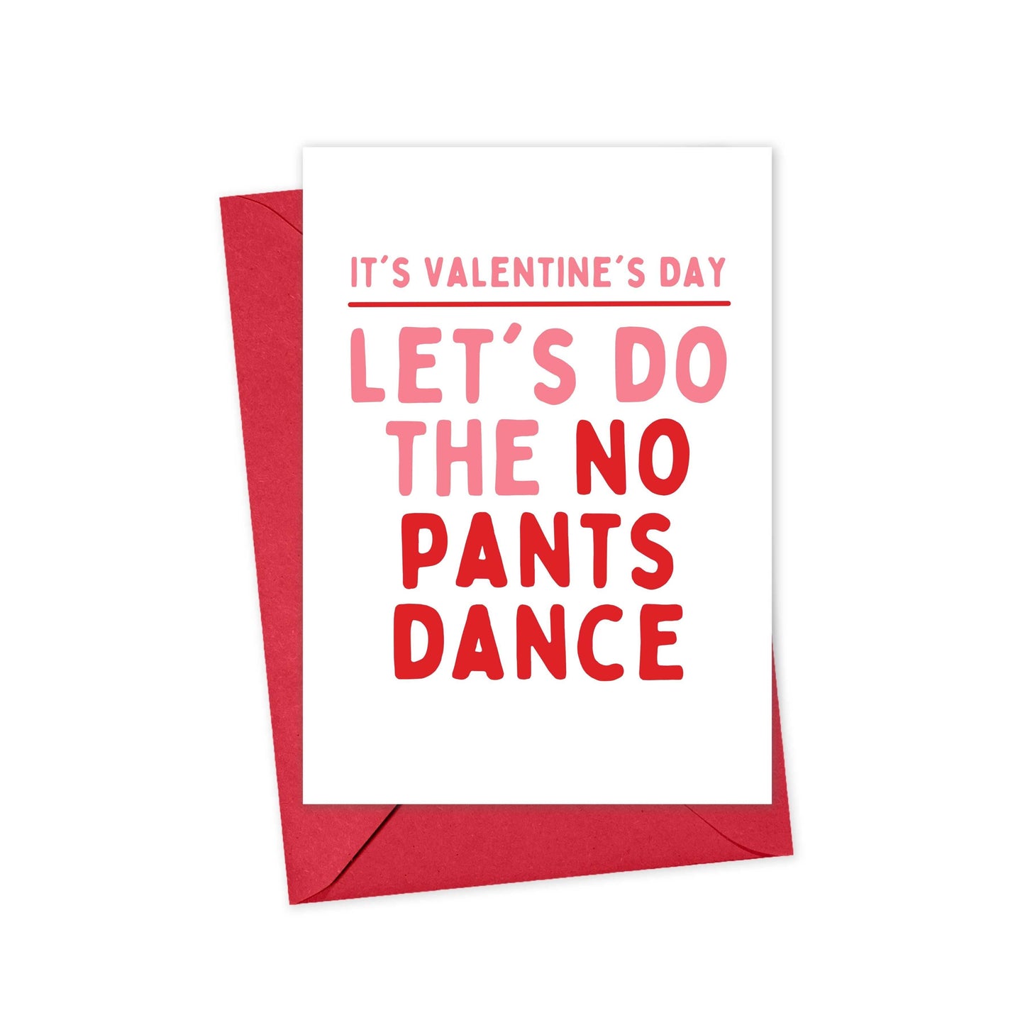 R is for Robo - No Pants Dance Funny Valentine's Day Card