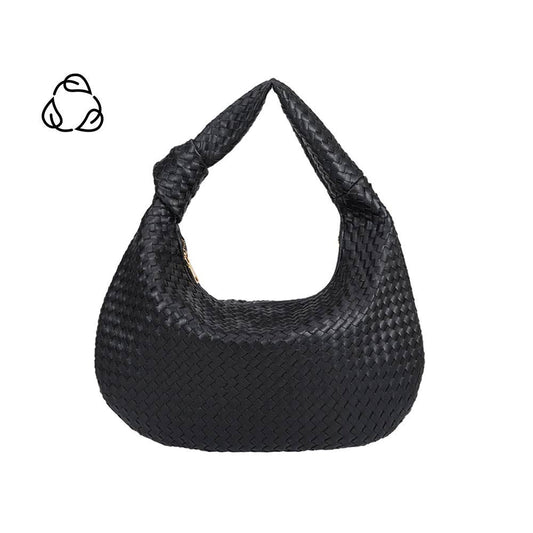 Melie Bianco - Brigitte Black Large Recycled Vegan Shoulder Bag