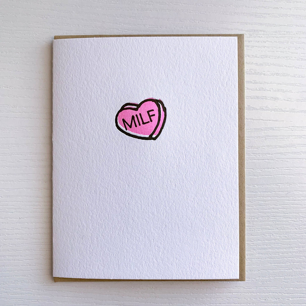 DeLuce Design - MILF Candy Heart - Valentine's Day Card