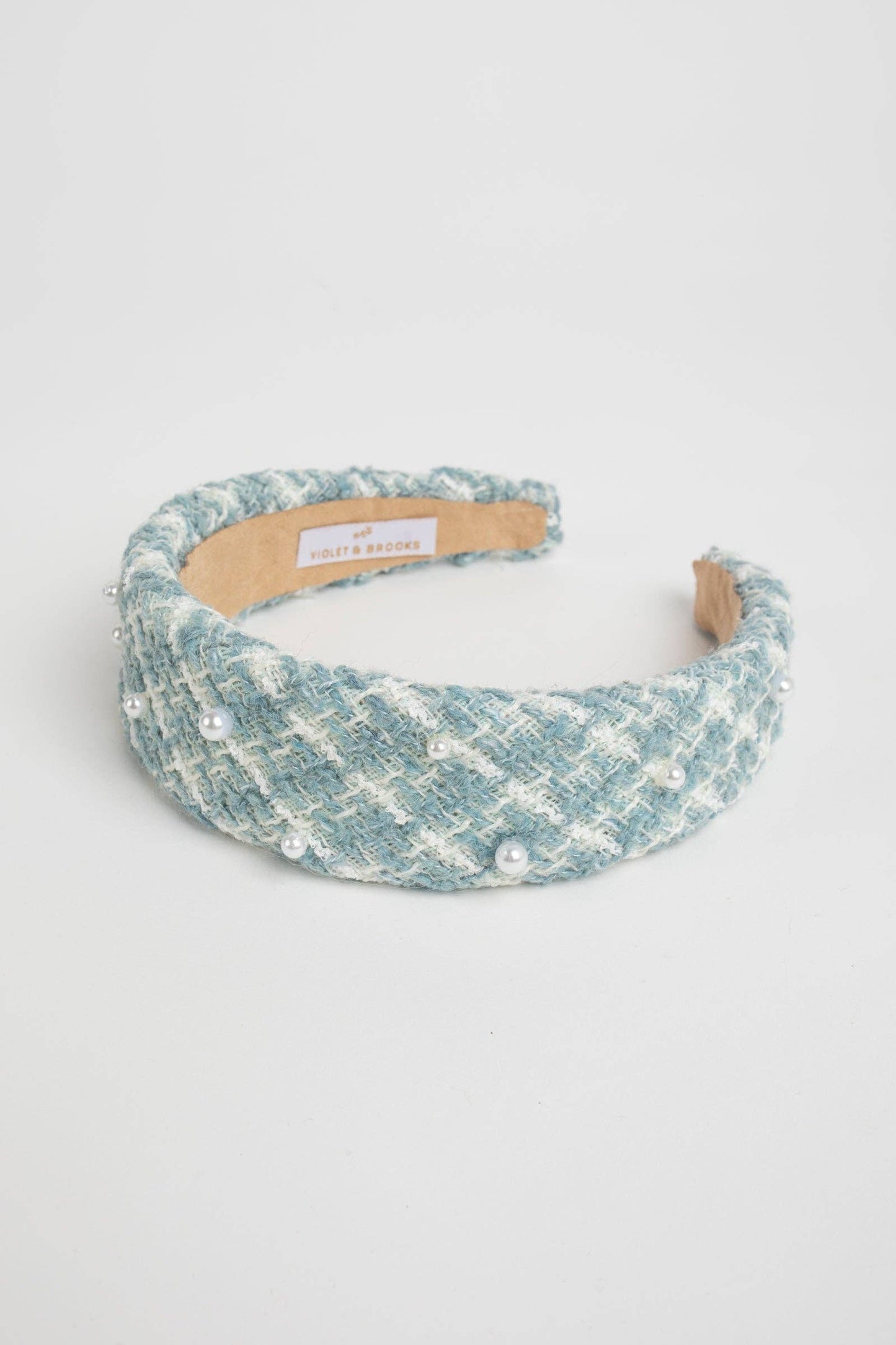 Violet & Brooks - Tweed Pearl Headband