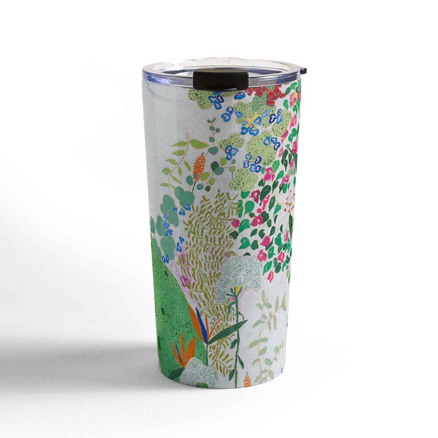 Deny Designs - Lara Lee Meintjes Painterly Floral Jungle Travel Mug