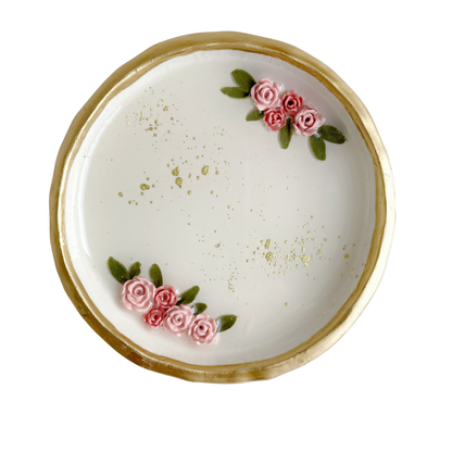 YFL Art & Home Decor - Floral - Ring Dish