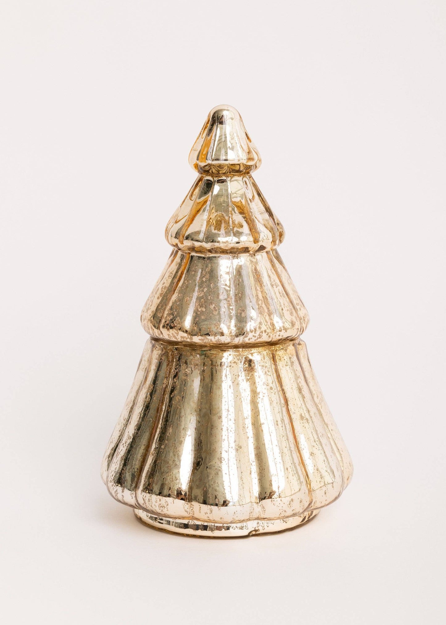 Christmas Tree Candle - Gold