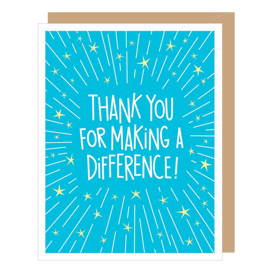 Apartment 2 Cards - Thank You For Making A Difference - Goodbye Card
