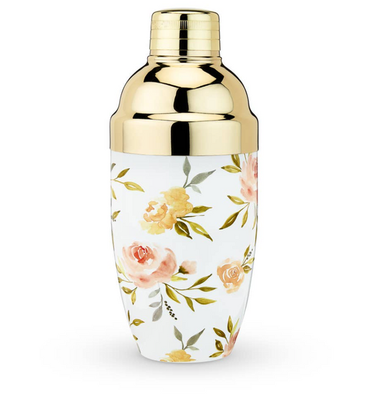 Twine - Watercolor Floral Cocktail Shaker