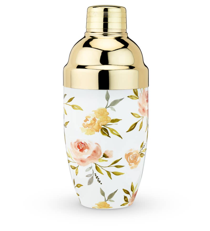 Twine - Watercolor Floral Cocktail Shaker