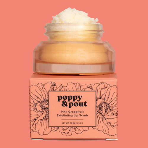 Poppy & Pout - Lip Scrub, Pink Grapefruit