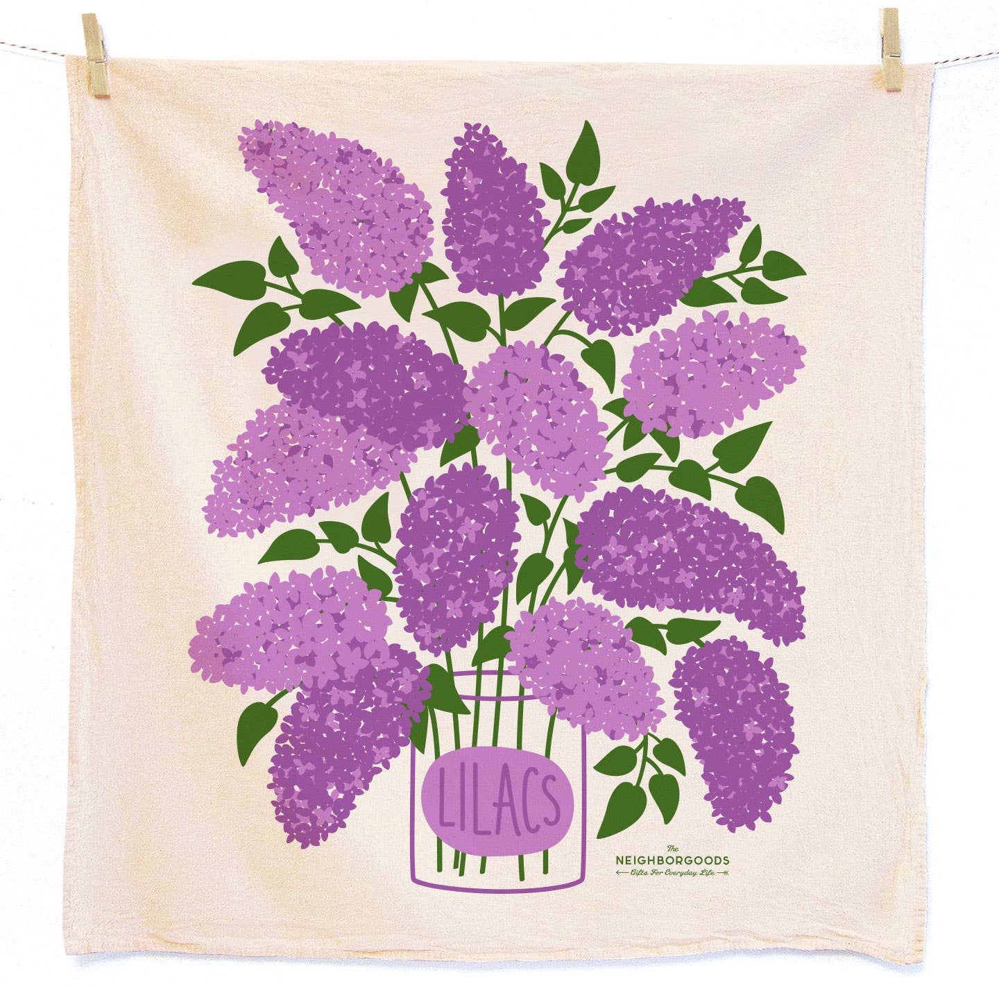 The Neighborgoods - Lilacs Dish Towel