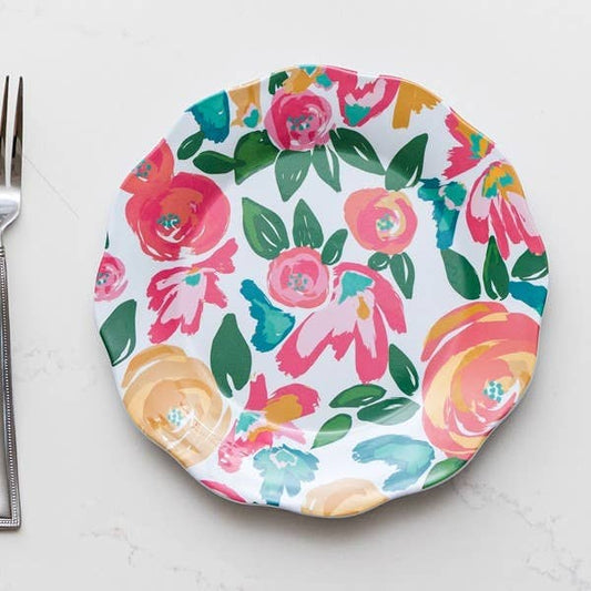 Mary Square - Garden Party Melamine Dinner Plate