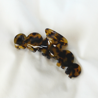 Love Attack - Nefeli Cellulose Acetate Hair Claw Clips: Dark Tortoiseshell