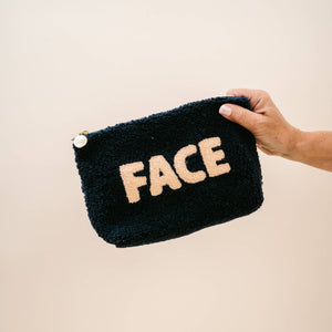 The Darling Effect - Navy Teddy Pouch - Face