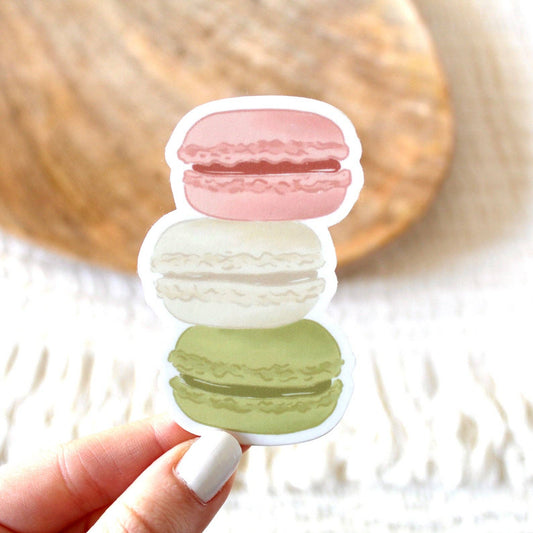 Elyse Breanne Design - Macarons Sticker, 3x2in.