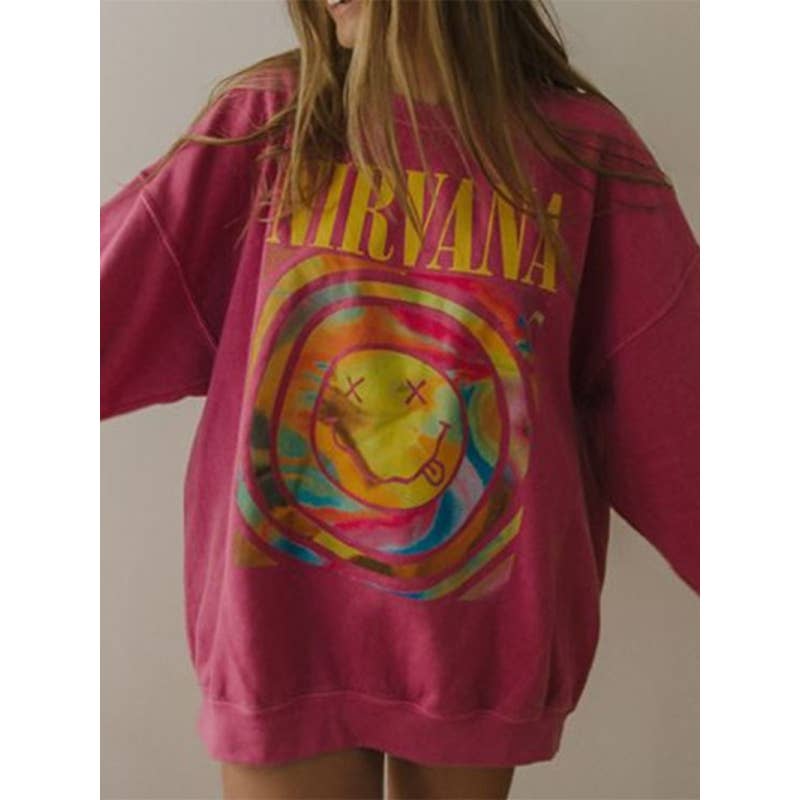 serowear - Fashion Colorful Nirvana Printed Sweatshirt