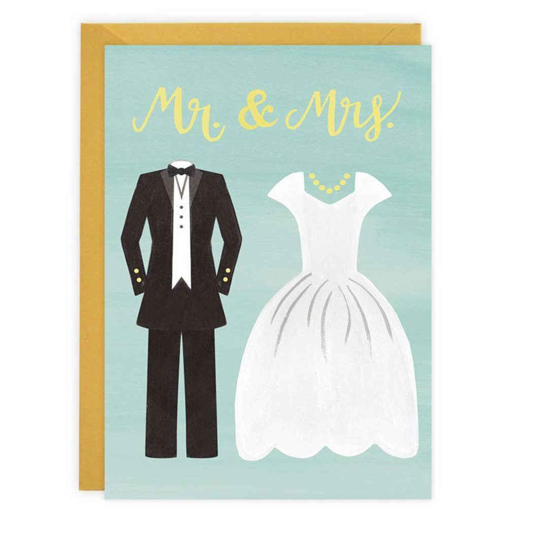 LoveLight Paper - Mr. & Mrs. - Wedding Card
