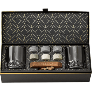 Rocks Whiskey Chilling Stones - The Connoisseur's Set - Signature Whiskey Glass Edition