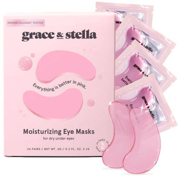 Grace & Stella Co - Pink Moisturizing Under Eye Mask