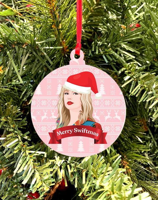 Versatile Coasters - Taylor Swiftmas -  Tree Ornament