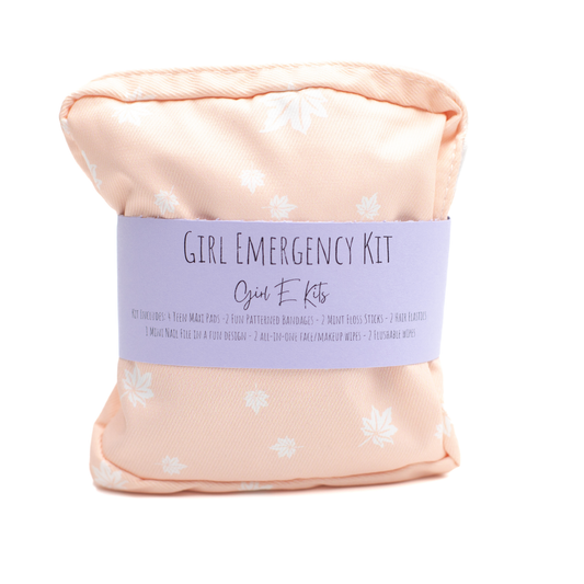 Girl E Kits - First Period Kit - Pink Maple Leafs