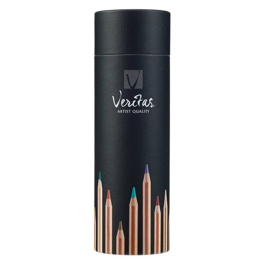 Christian Art Gifts - Veritas Coloring Pencils in Cylinder - Set of 48