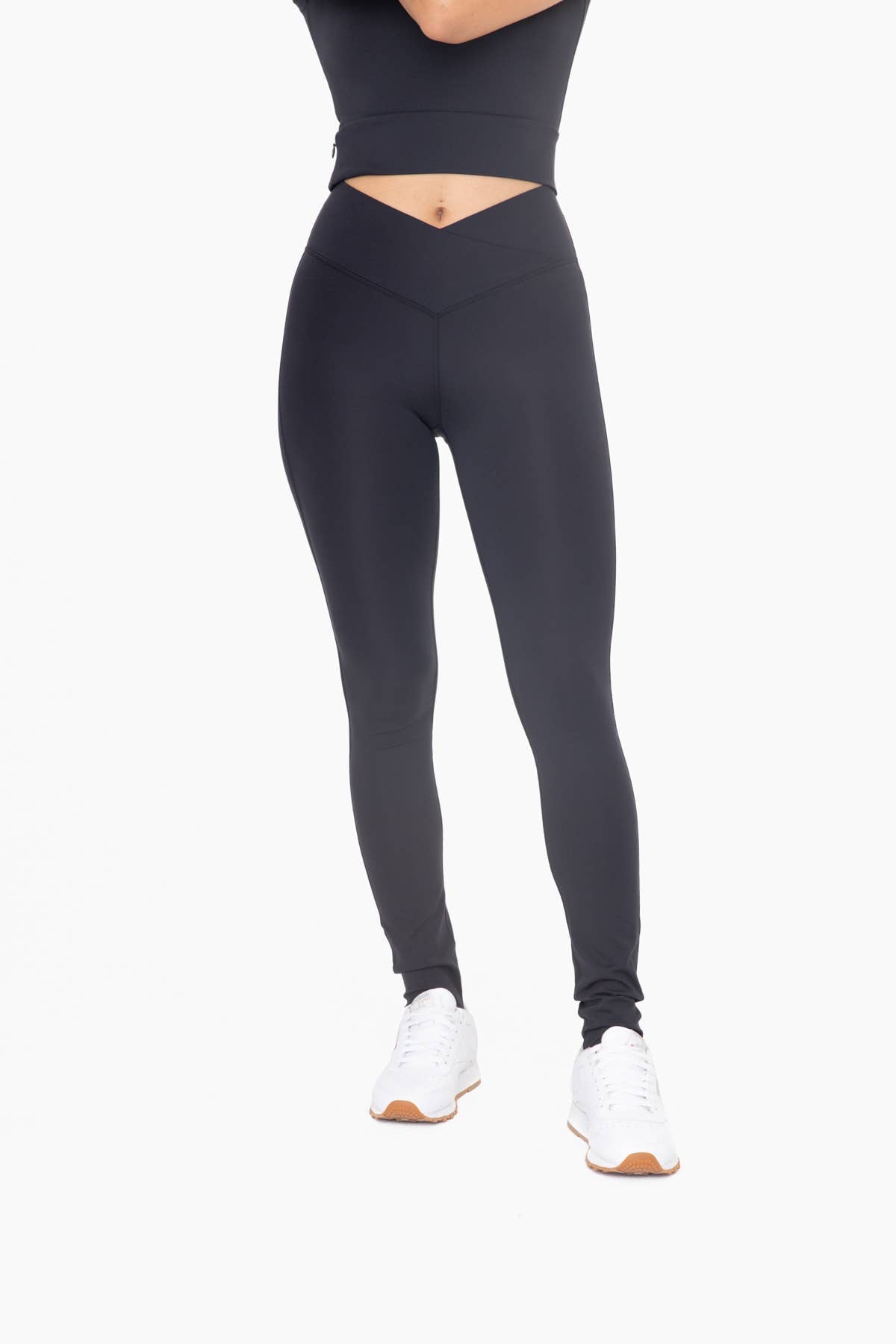 Mono B - Venice Crossover Waist Stirrup Leggings