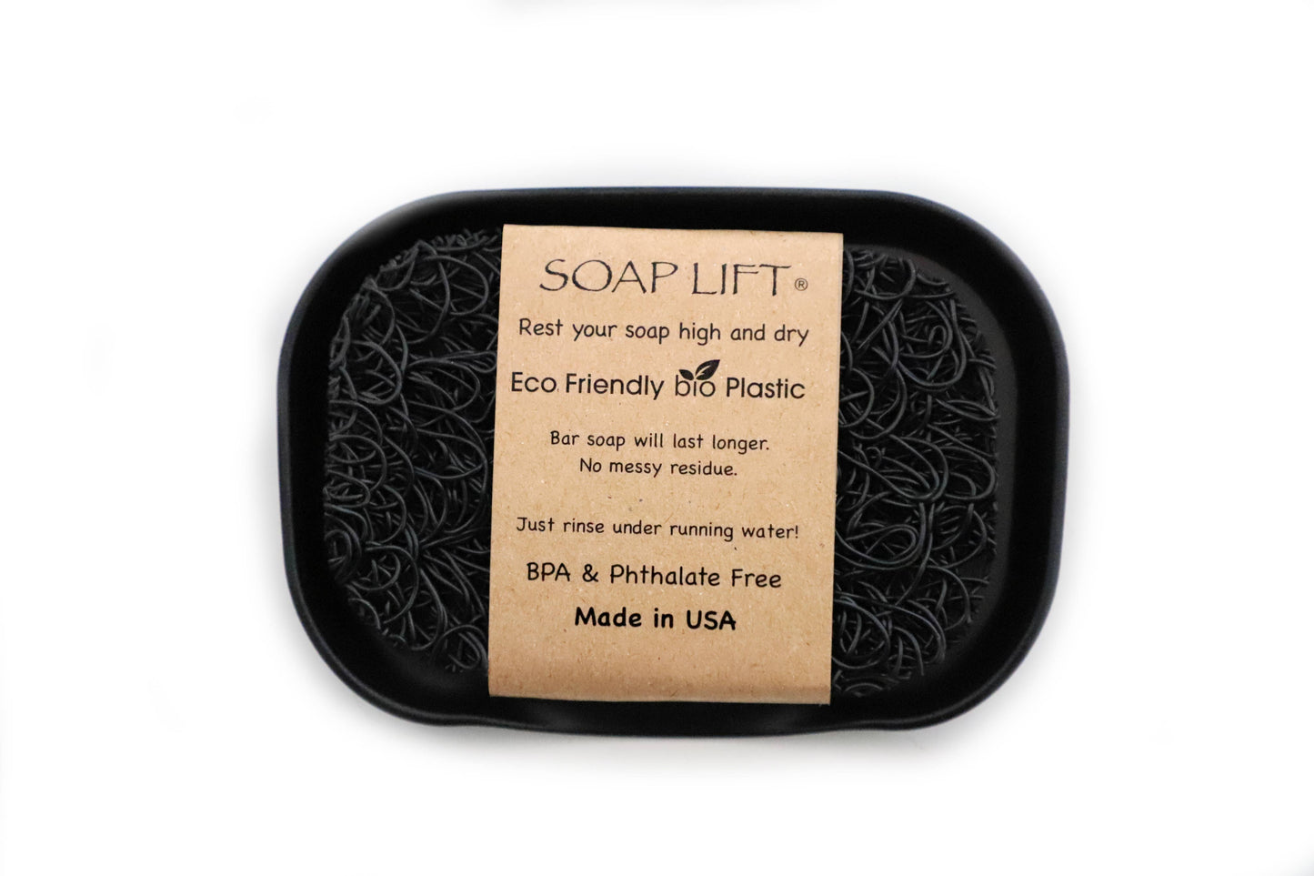 Soap Lift - Waterfall Soap Dish Set - Black