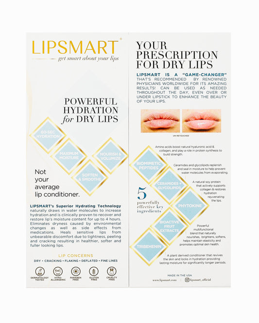 Lipsmart - Rack Cards 12 ct (Not for Resale)
