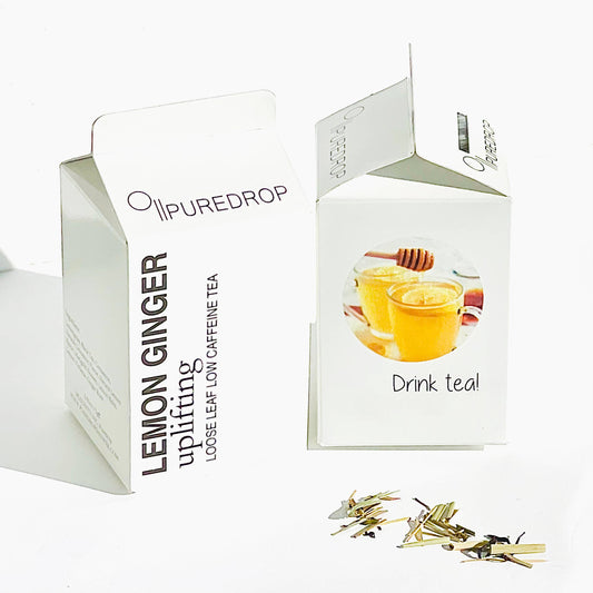 Pure Drop - Uplifting Lemon Ginger Loose Leaf Tea