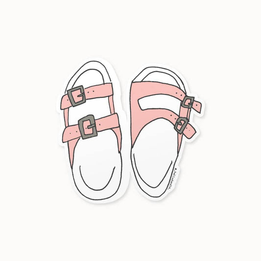 Hello Doodle - Birkenstocks Sticker
