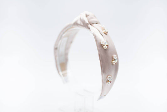 Femme Faire - Embellished Satin Headband