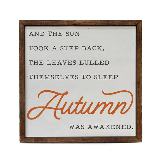 Driftless Studios - 10x10 Autumn was Awakened - Fall Decor