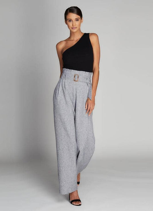 C'est Moi Clothing Co - Wide Leg Belted Pants
