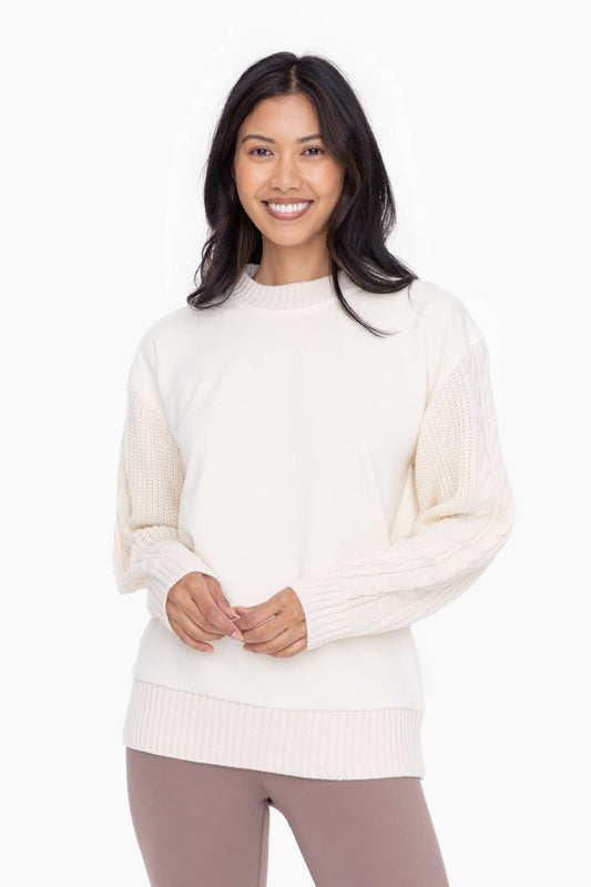 Mono B - Hybrid Sweater Crew Neck